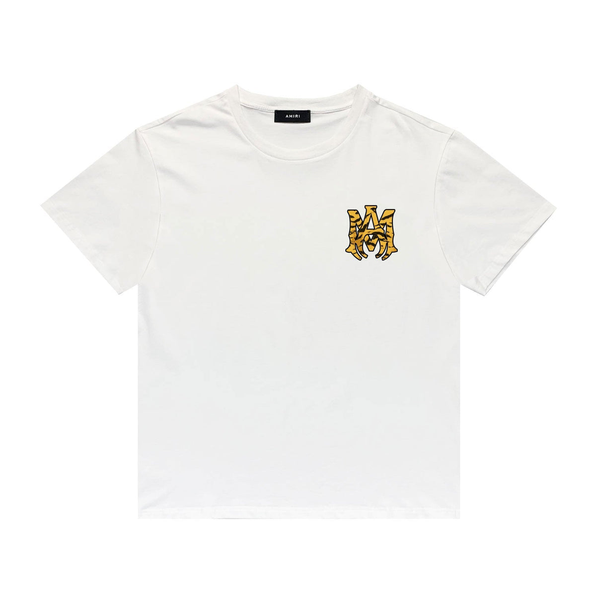 T-Shirt Amr Tiger Logo Blanc
