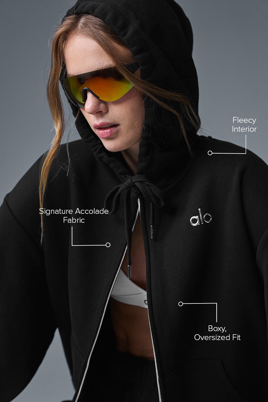 Hooded Full-Zip Accolade Jacket