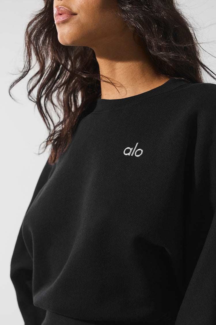 Accolade Cropped Crewneck Sweater