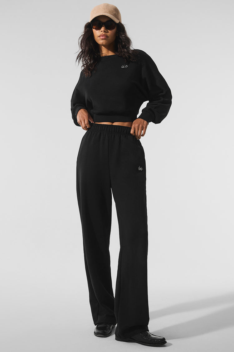 Accolade Cropped Crewneck Sweater