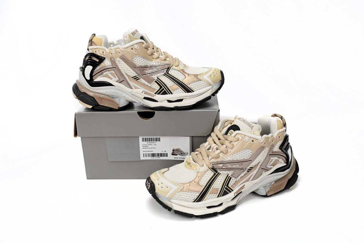 BALENCI Runner Beige Noir Blanc
