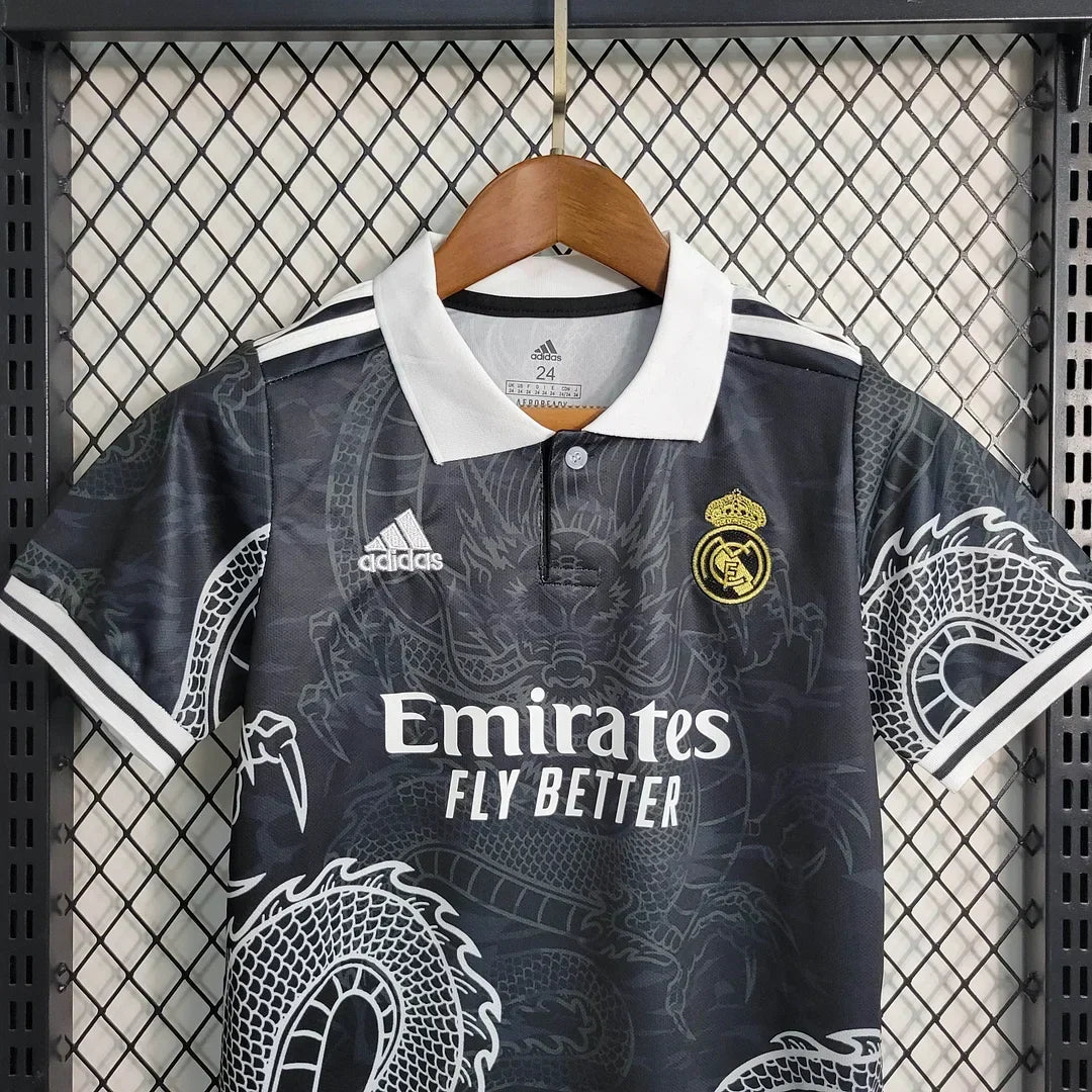Maillot Real Madrid Dragón Negro Limited Kids Size