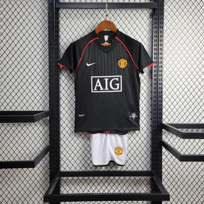 Maillot Manchester United 2007/2008 Noir Kids Size