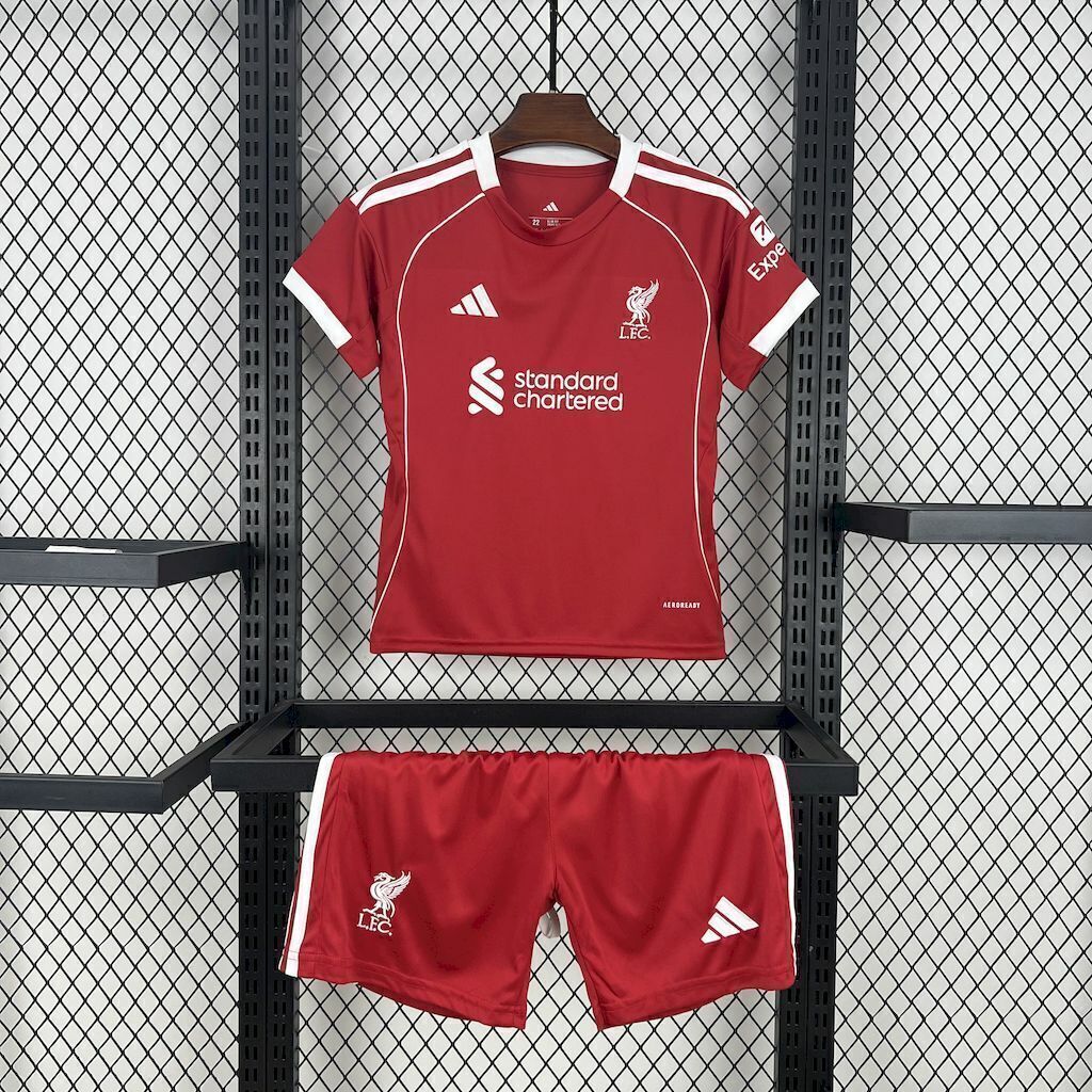 Maillot 2025/2026 Liverpool Home Kids Size