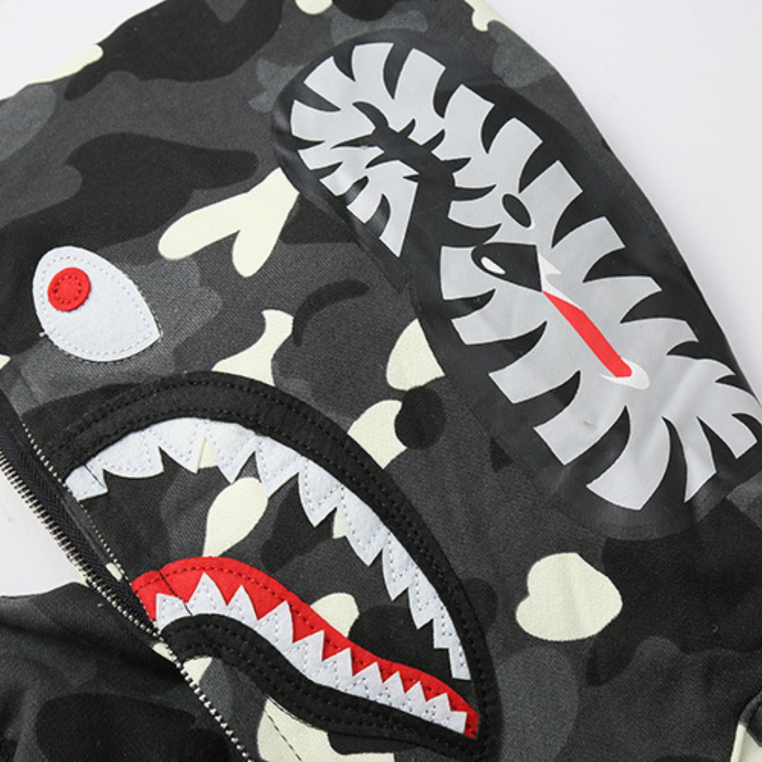 Sweat à Capuche Bape Zippé