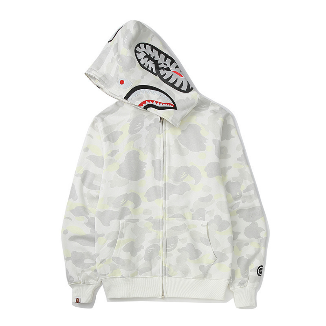 Sweat à Capuche Bape Zippé