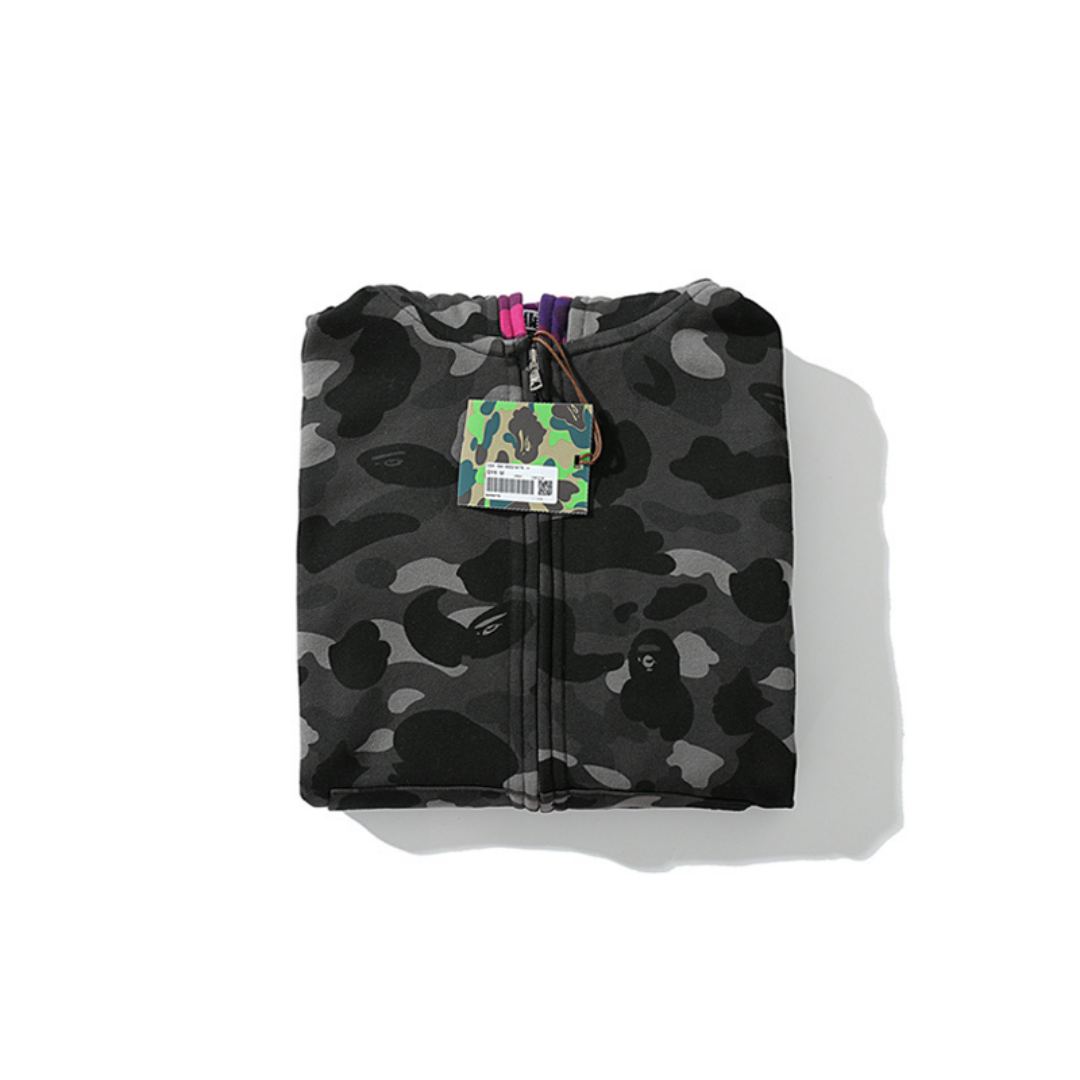 Sweat à Capuche Bape Zippé
