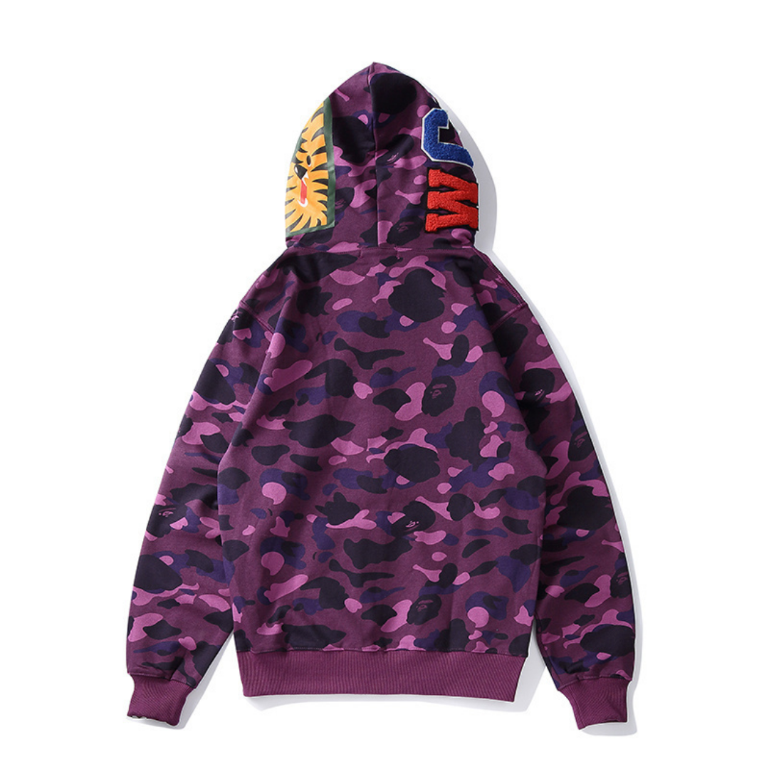 Sweat à Capuche Bape Zippé