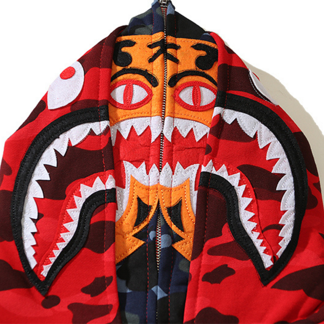 Sweat à Capuche Bape Zippé