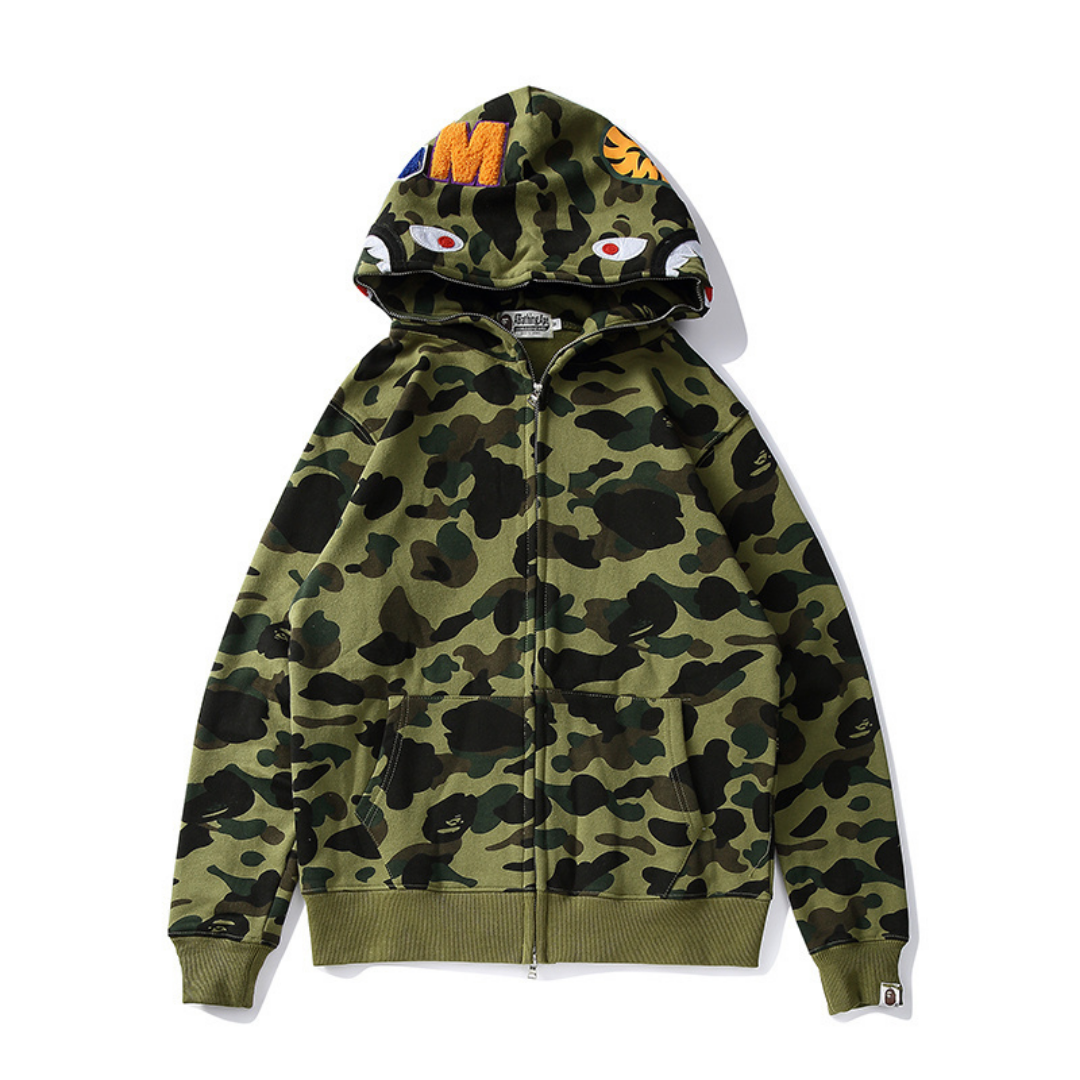 Sweat à Capuche Bape Zippé