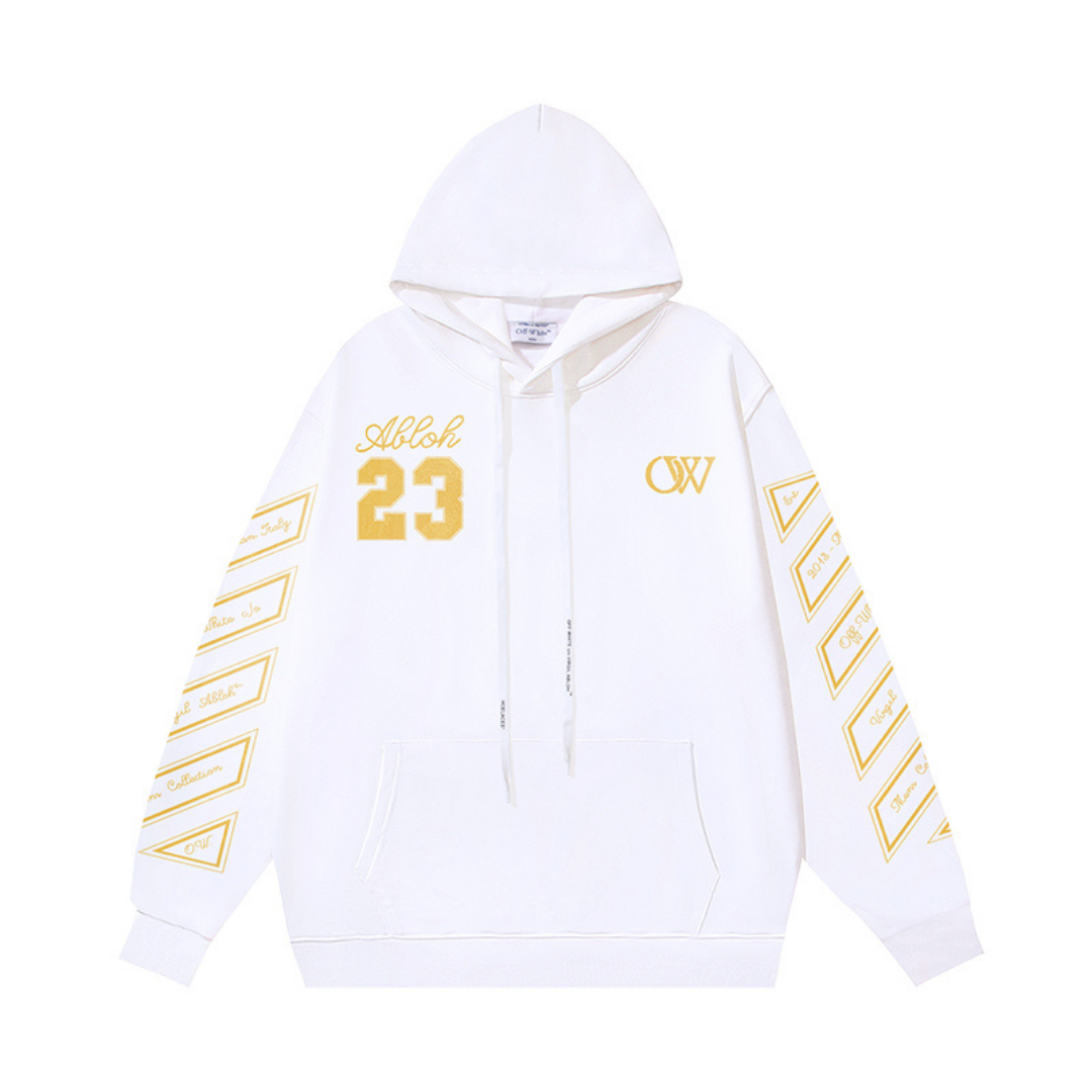 Sweat à Capuche Off-W Monogram