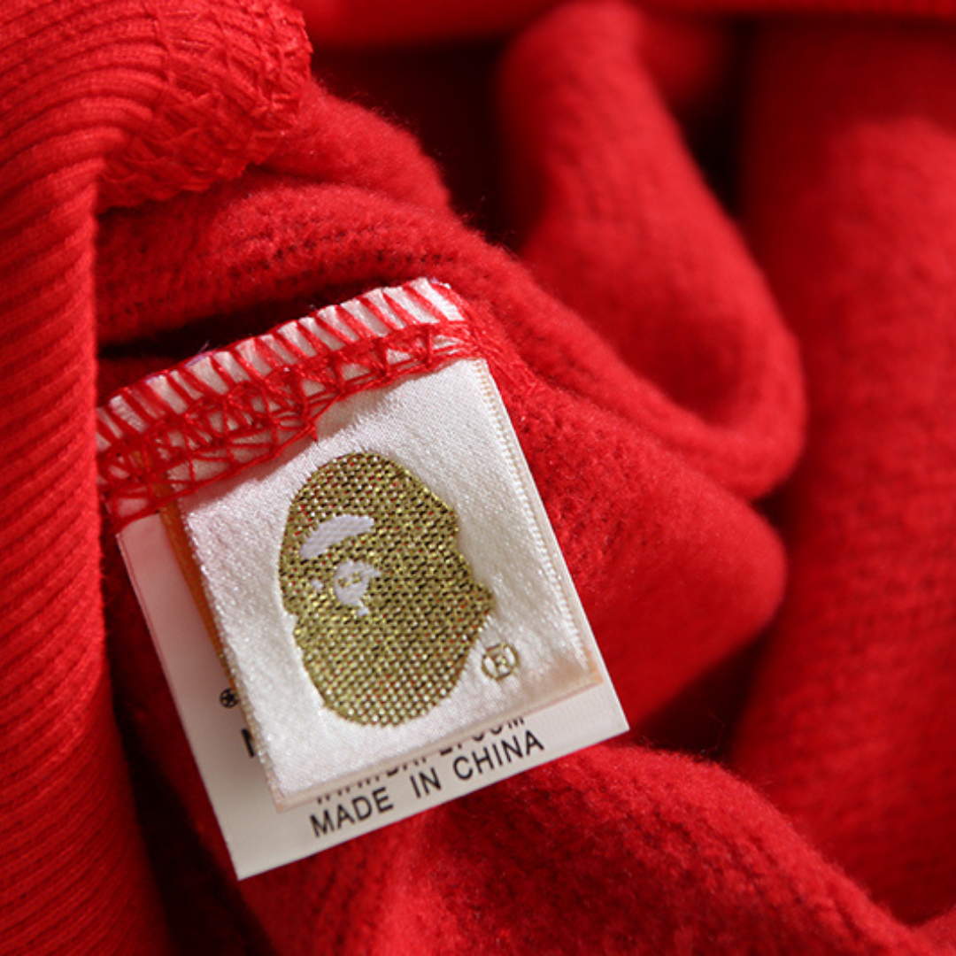 Sweat à Capuche Bape Zippé