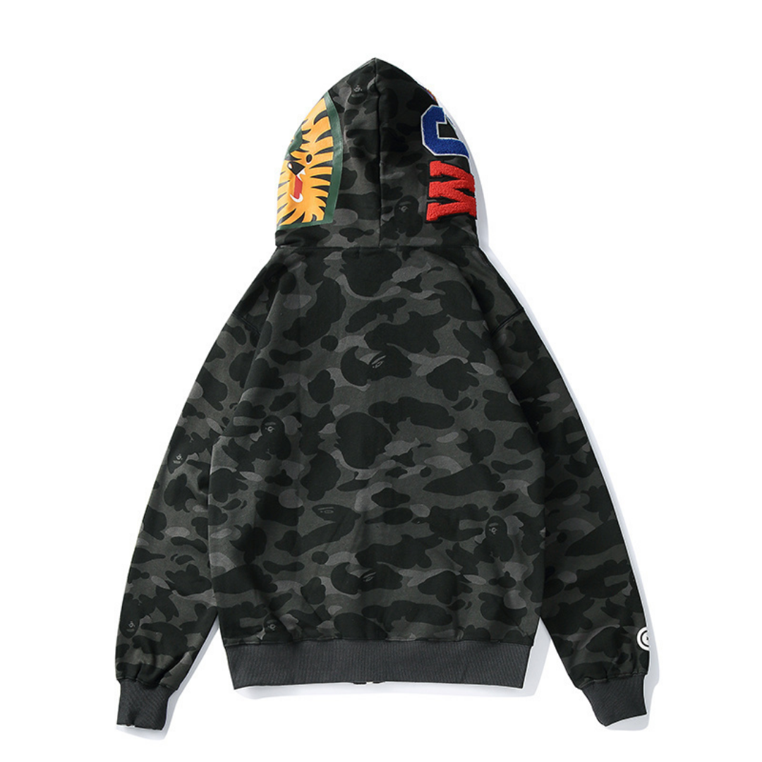 Sweat à Capuche Bape Zippé