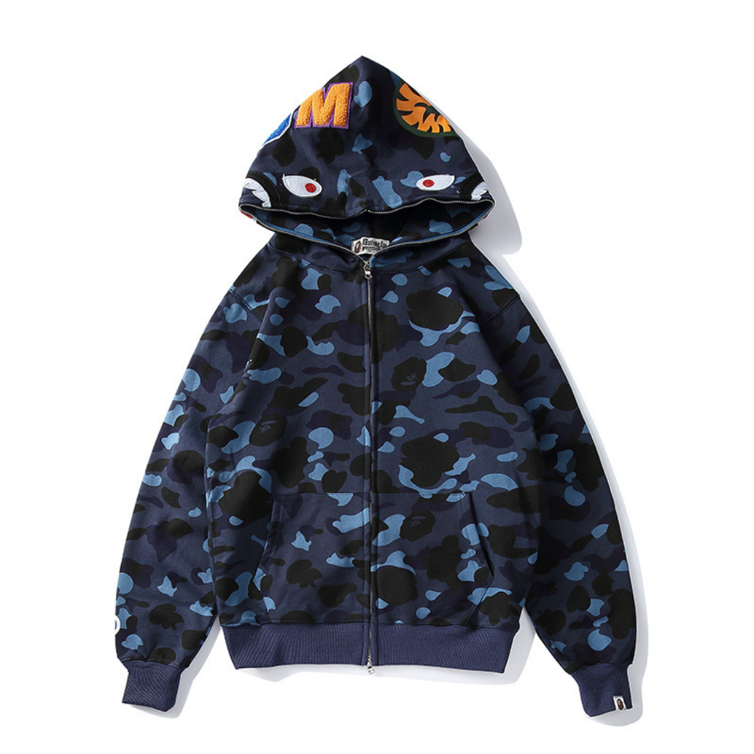 Sweat à Capuche Bape Zippé