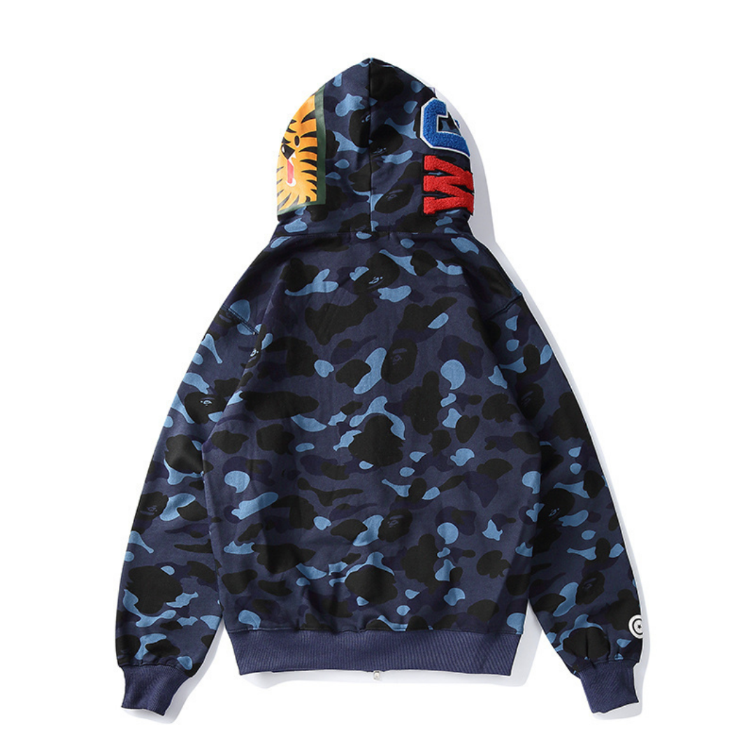 Sweat à Capuche Bape Zippé