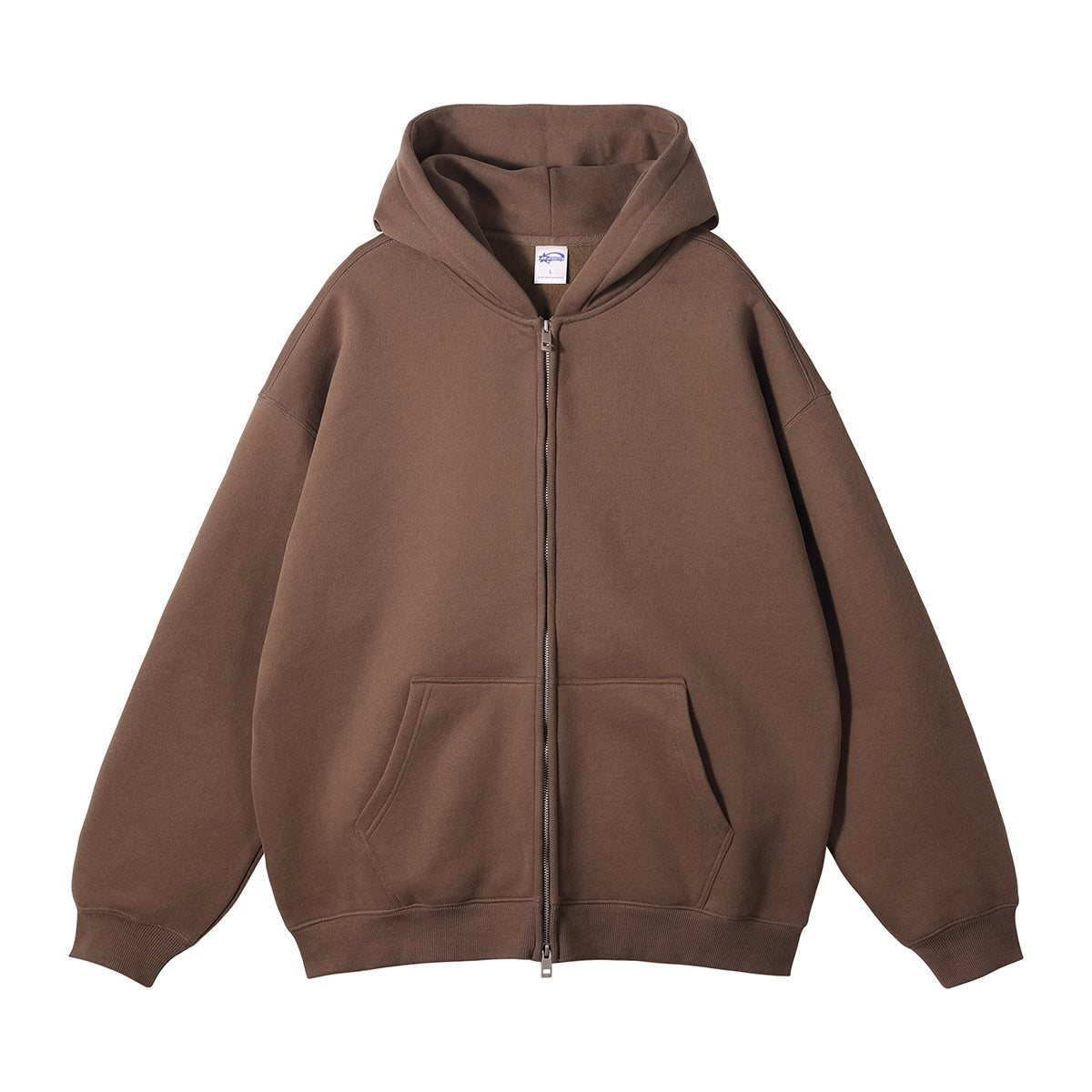Sweat à Capuche FIVELEAFS Zippé