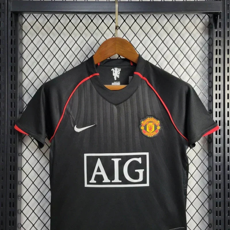 Maillot Manchester United 2007/2008 Noir Kids Size