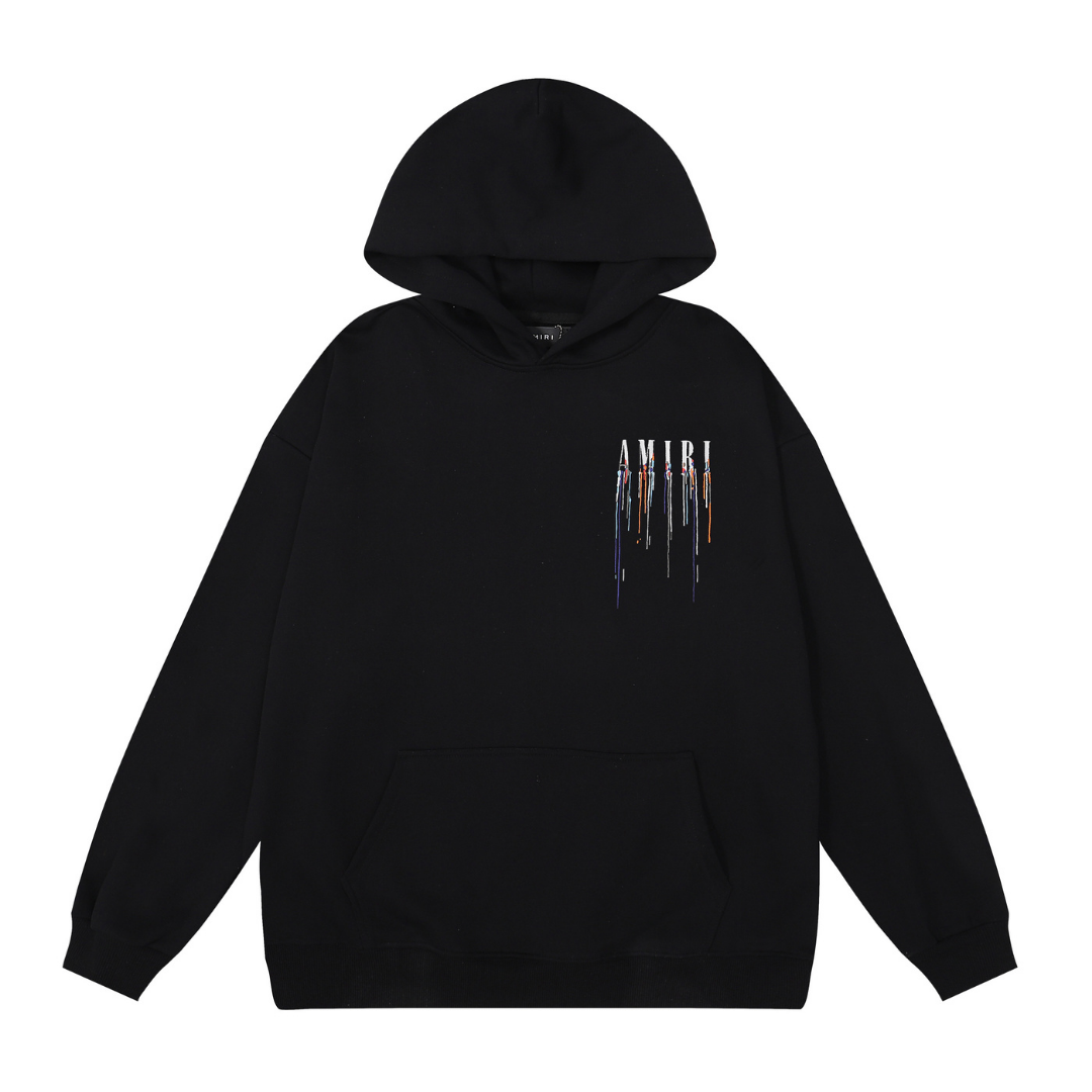 Sweat à Capuche Amr Paint Drip