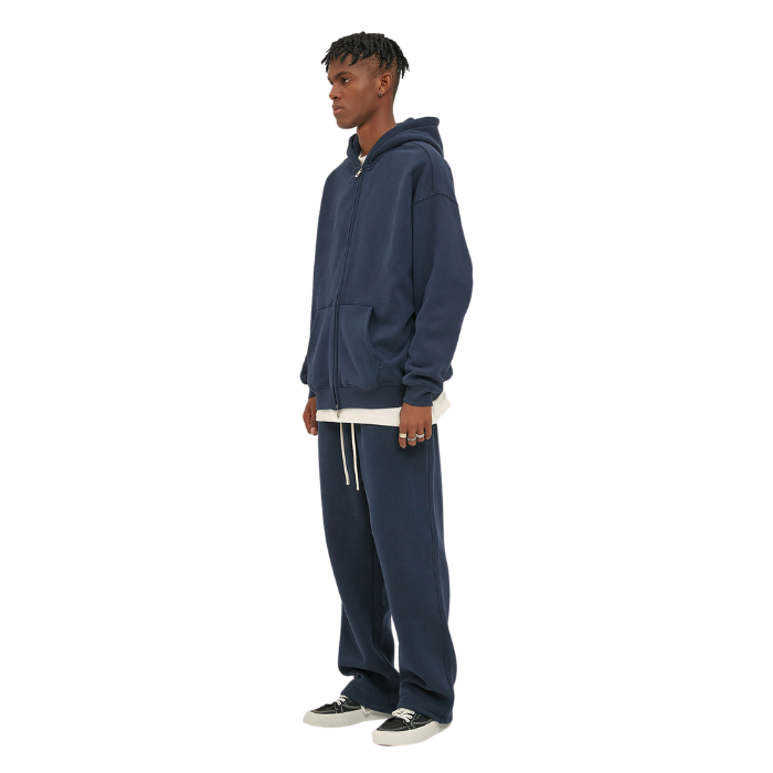 Sweat à Capuche FIVELEAFS Zippé