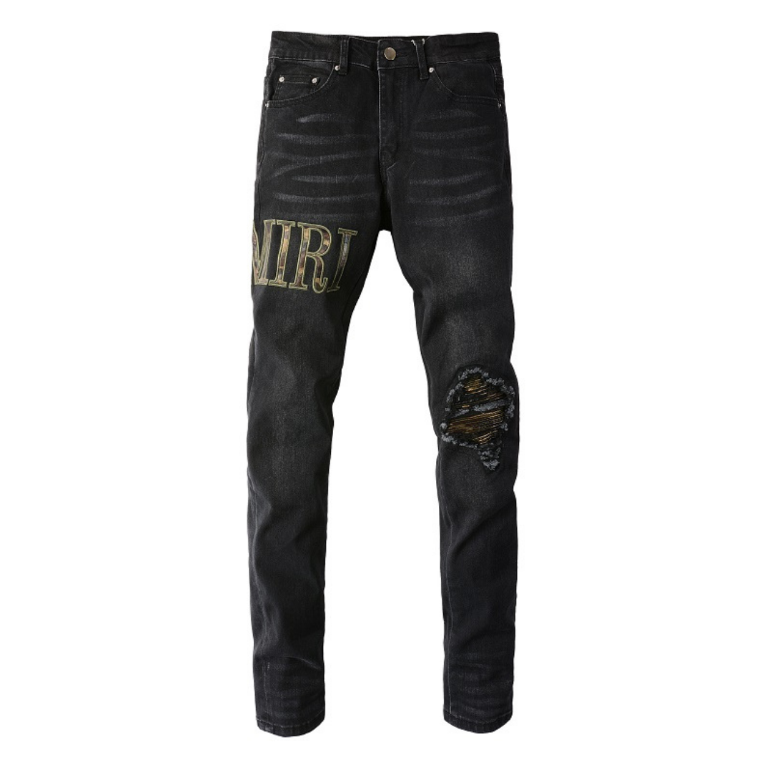 Jean Amr Applique Denim