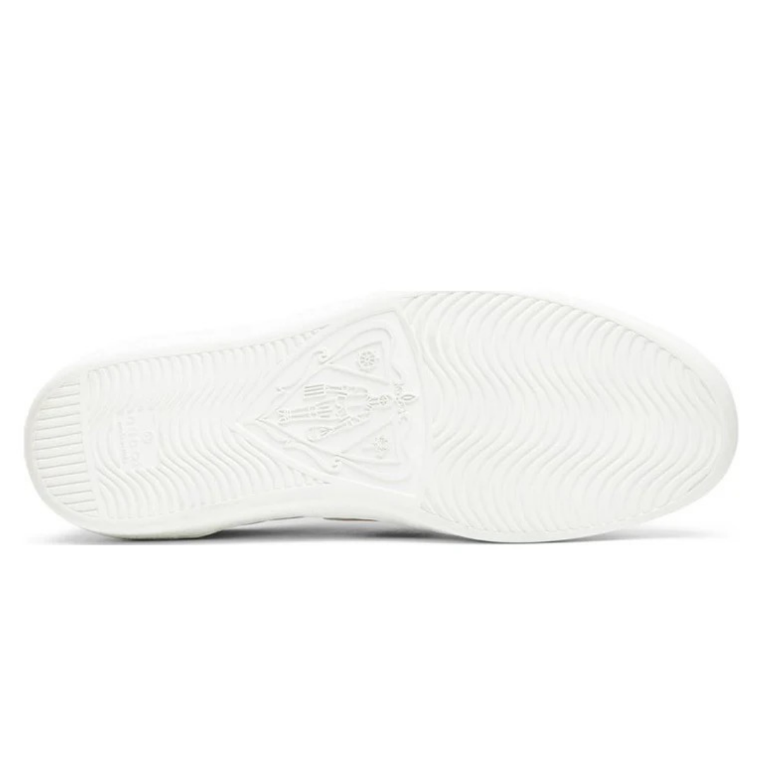 Stripe Cuir Blanc Rouge Noir