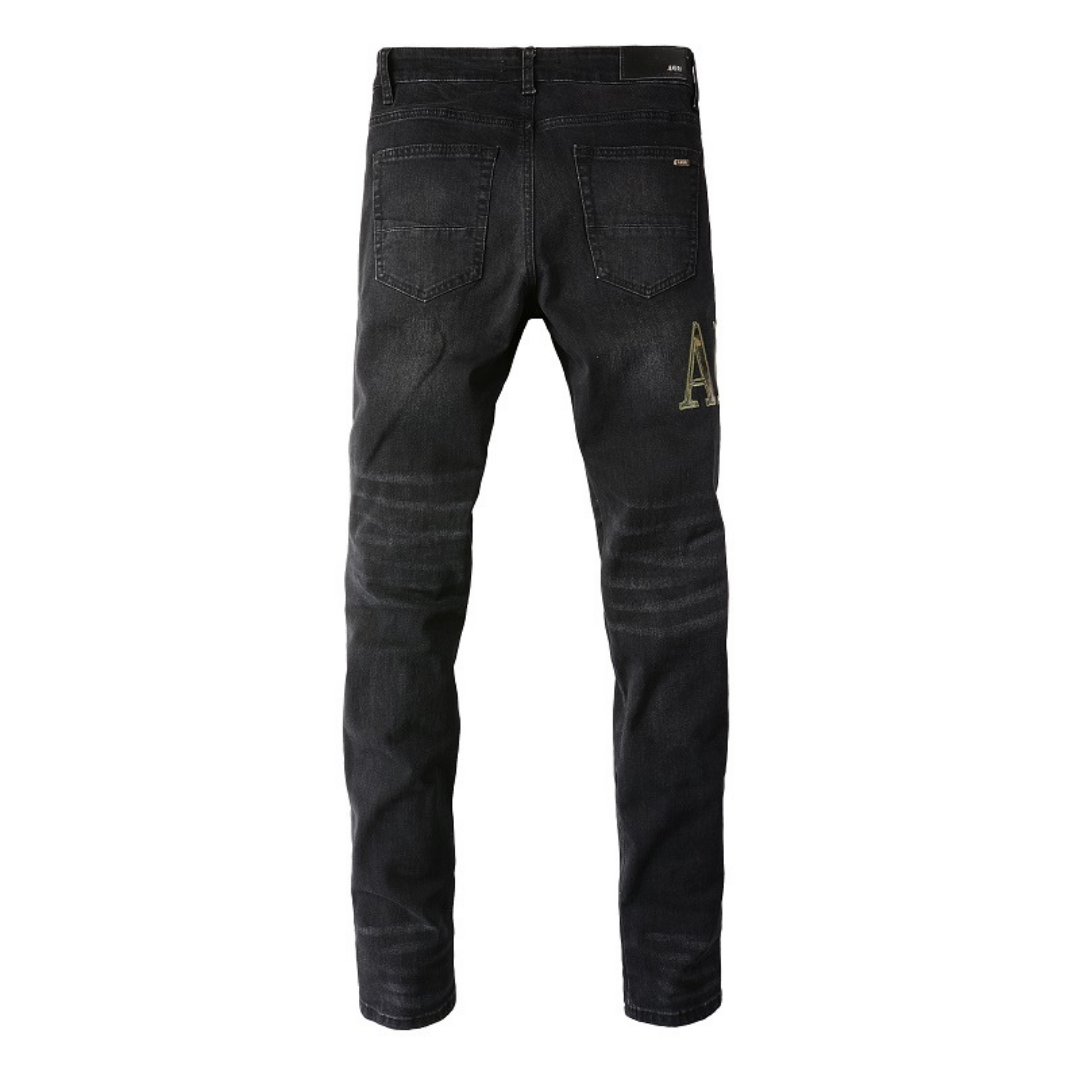 Jean Amr Applique Denim