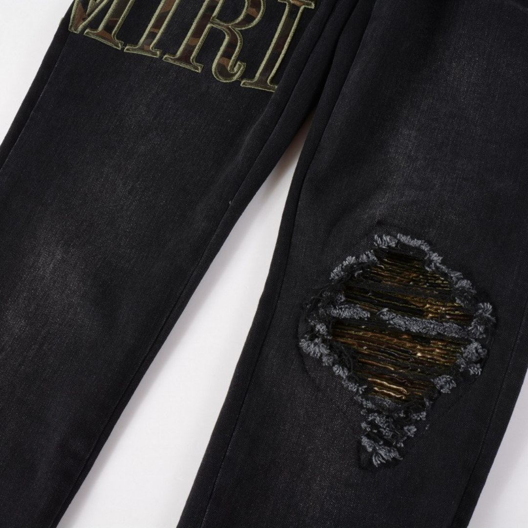 Jean Amr Applique Denim