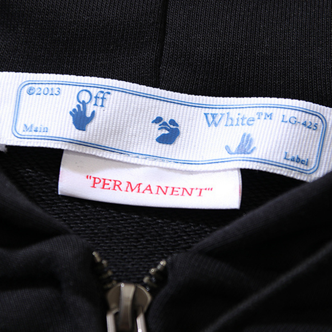 Sweat à Capuche Off-W Monogram Zippé