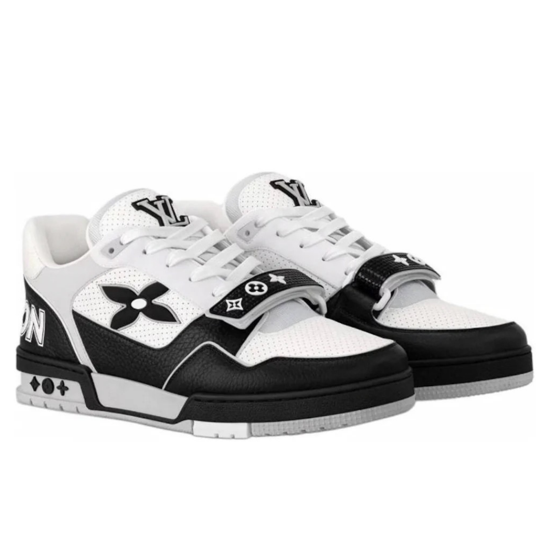 Baskets Monogram Blanc Noir