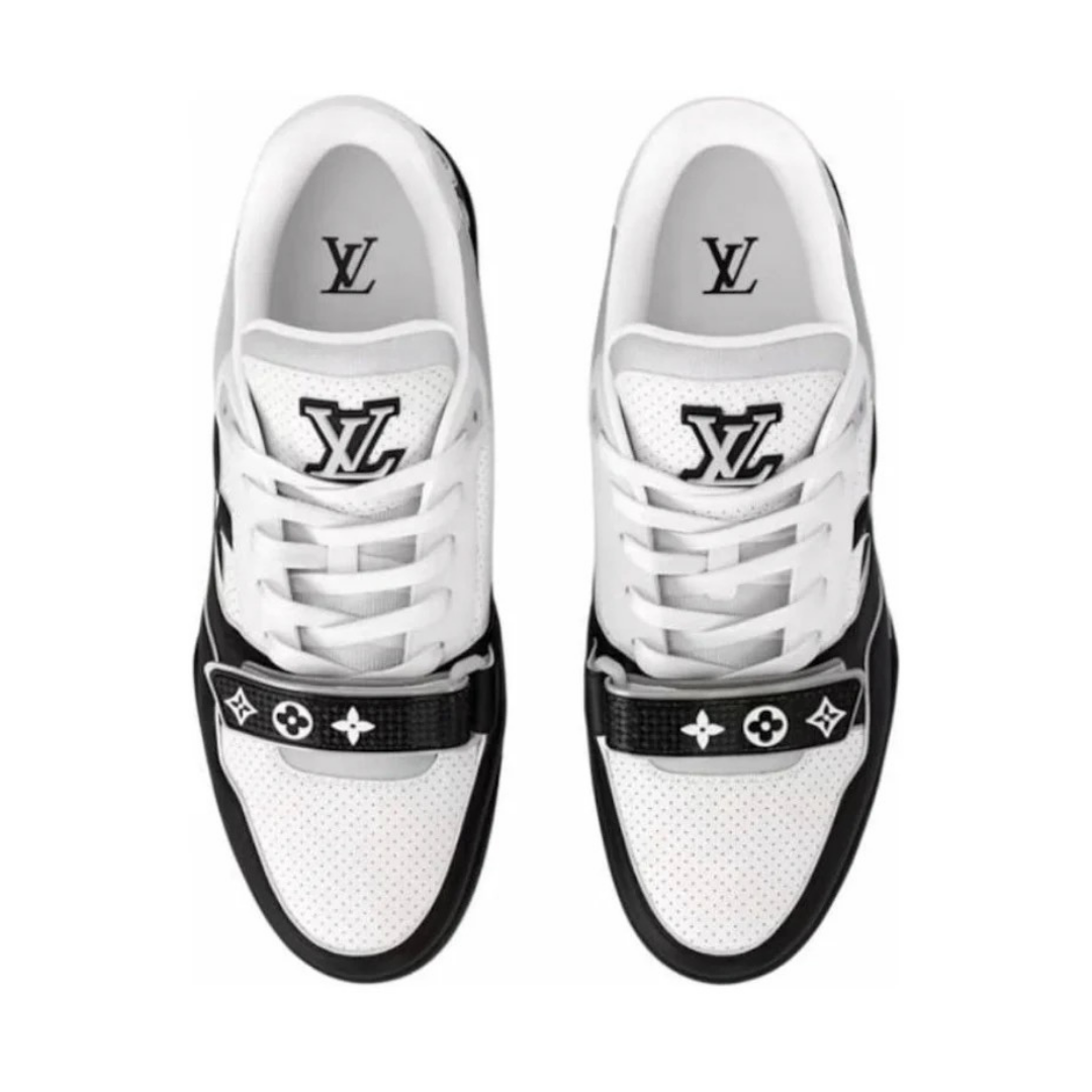 Baskets Monogram Blanc Noir