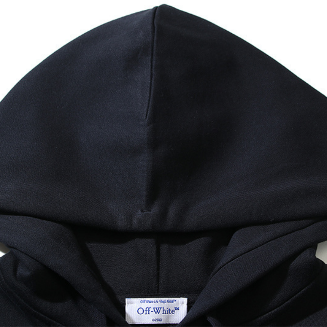 Sweat à Capuche Off-W Monogram Zippé