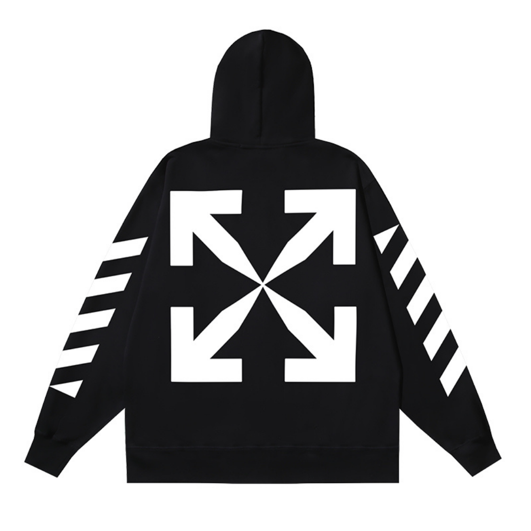 Sweat à Capuche Off-W Monogram Zippé