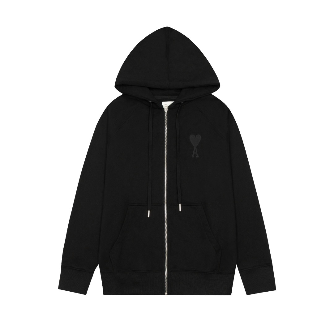 Sweat à Capuche Ami Zippé