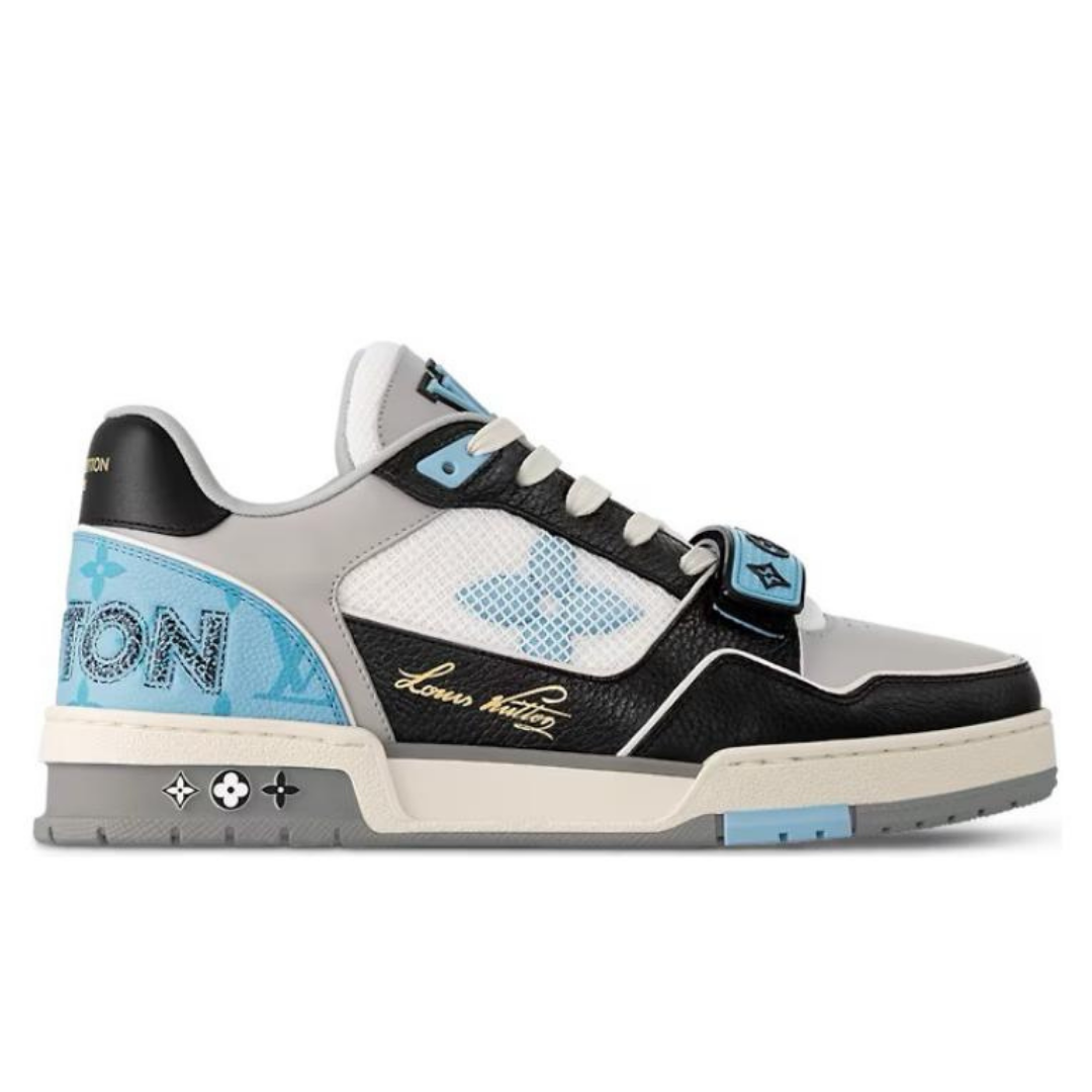 Baskets Monogram Bleu Noir Gris