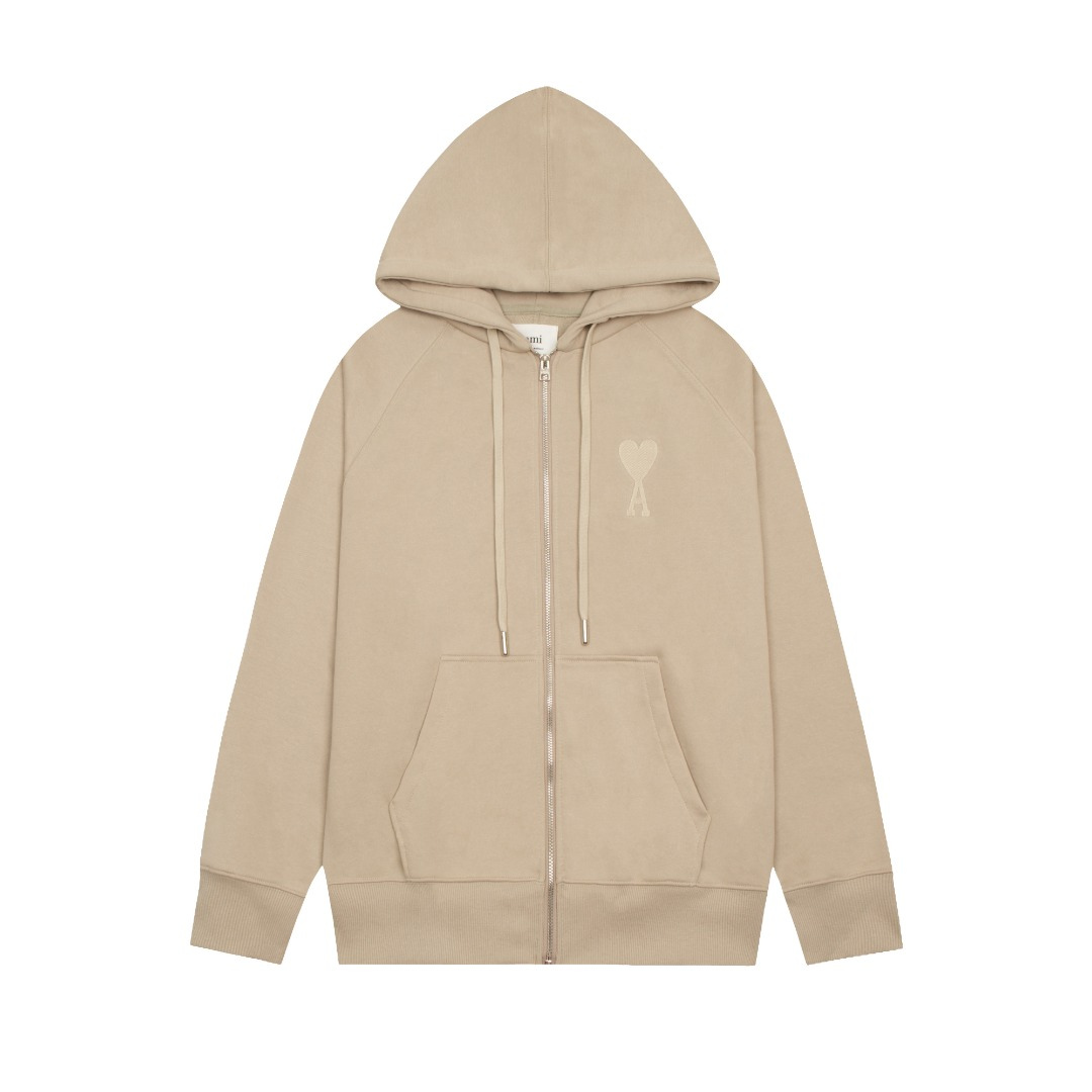 Sweat à Capuche Ami Zippé