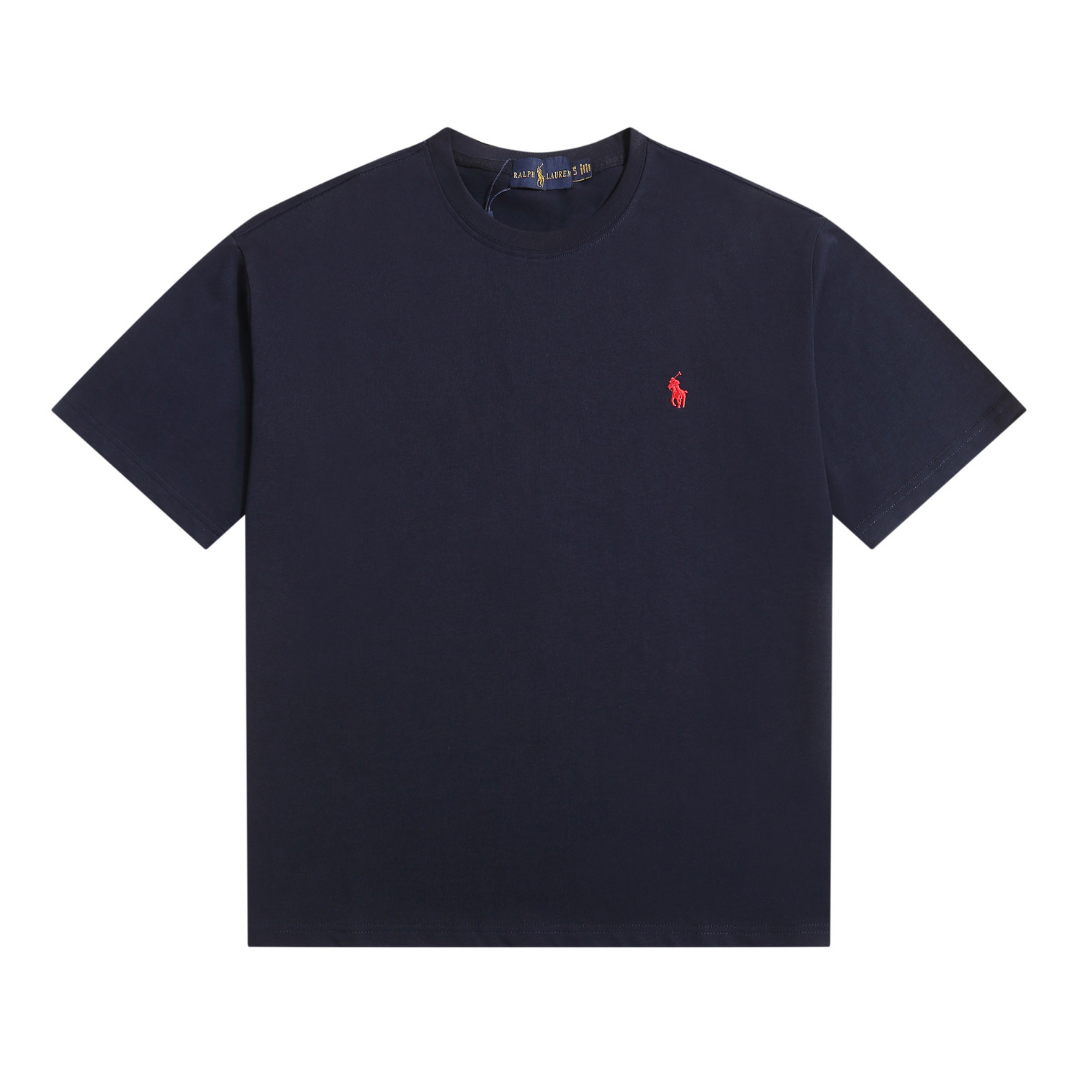 T-Shirt Polo Bleu Marine Bleu
