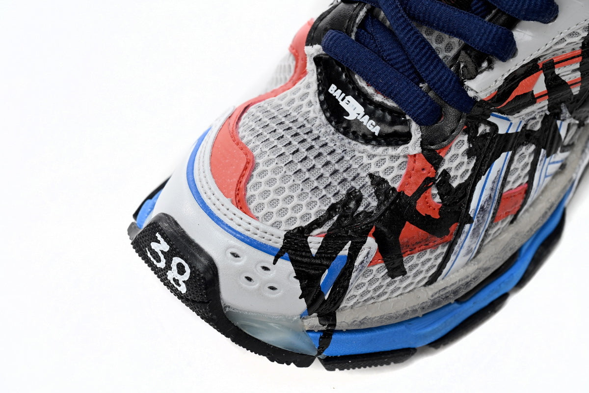 BALENCI Runner Blanc And Bleu