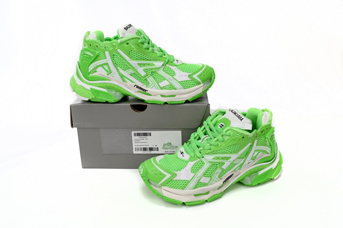 BALENCI Runner Blanc Vert