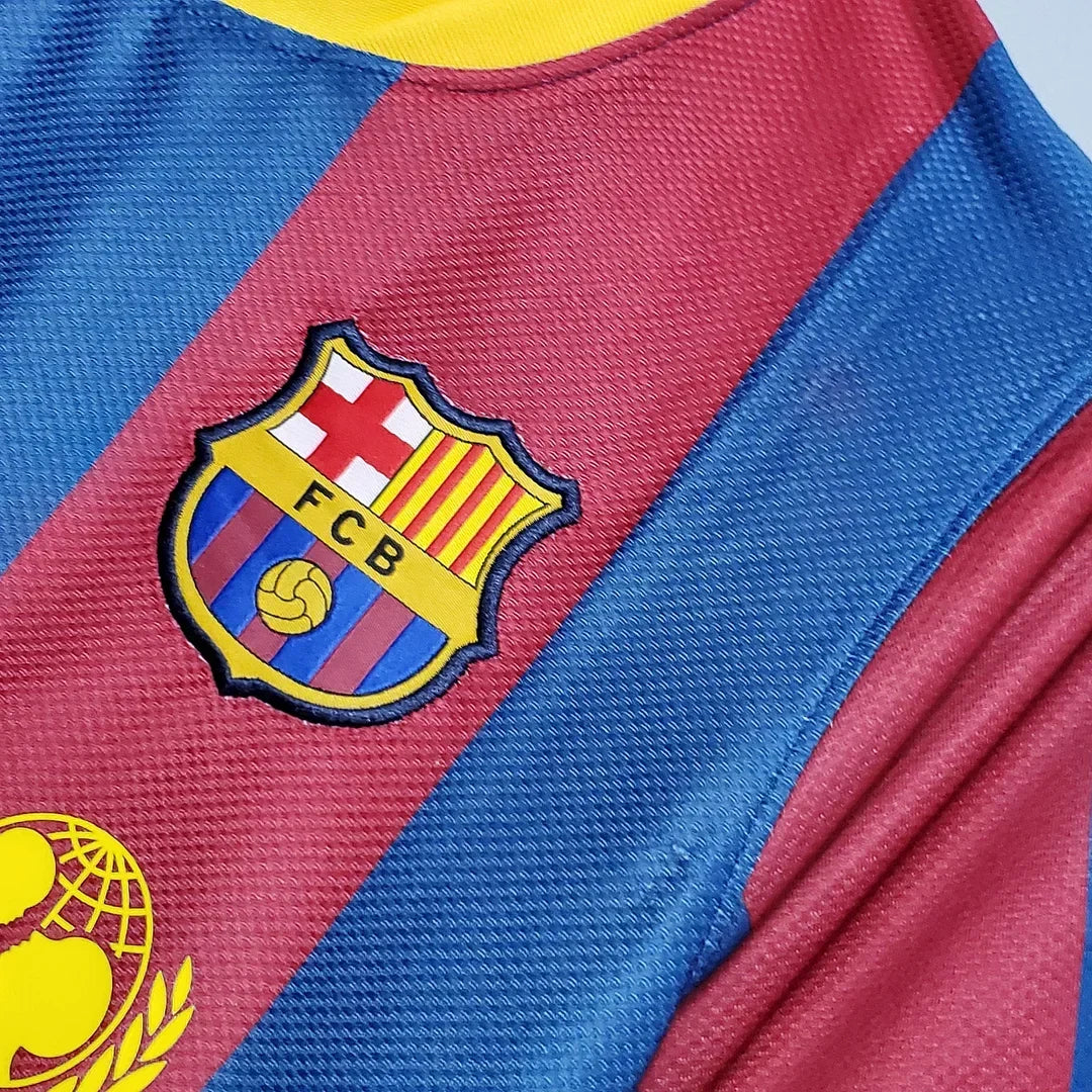 Maillot 2010-2011 Retro Barcelona Home