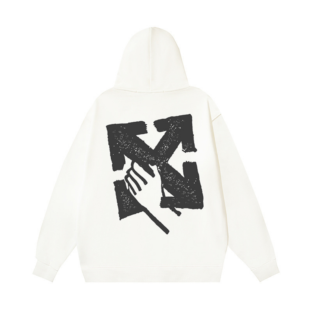 Sweat à Capuche Off-W Monogram