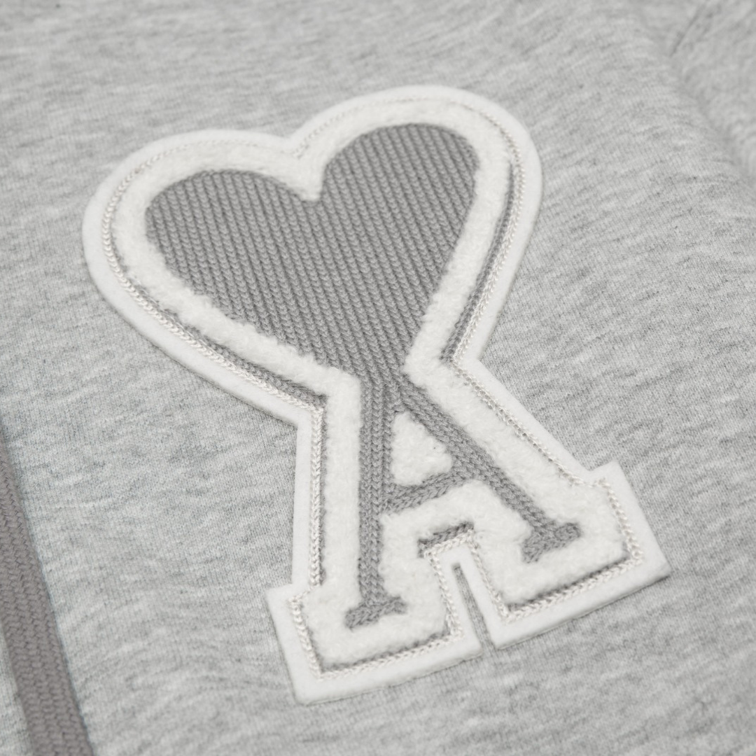 Sweat à Capuche Ami Zippé