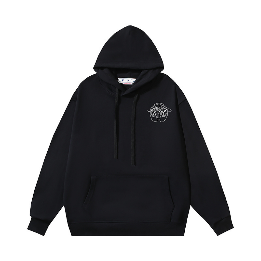 Sweat à Capuche Off-W Monogram