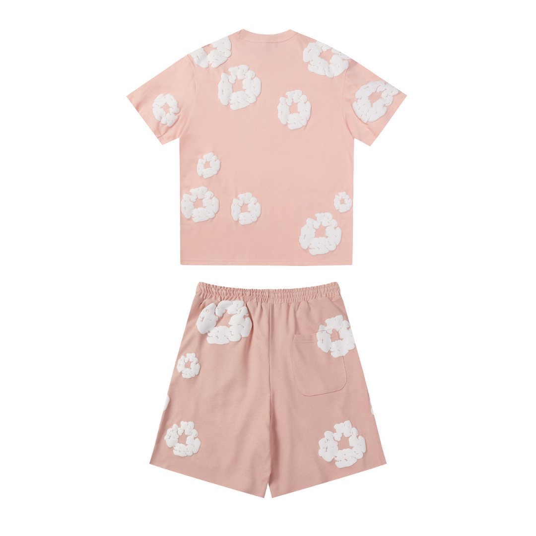 Ensemble Short Denim Trs Rose