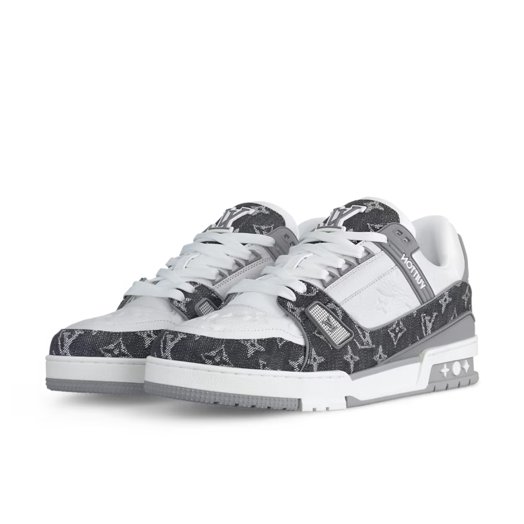 Baskets Monogram Blanc Gris