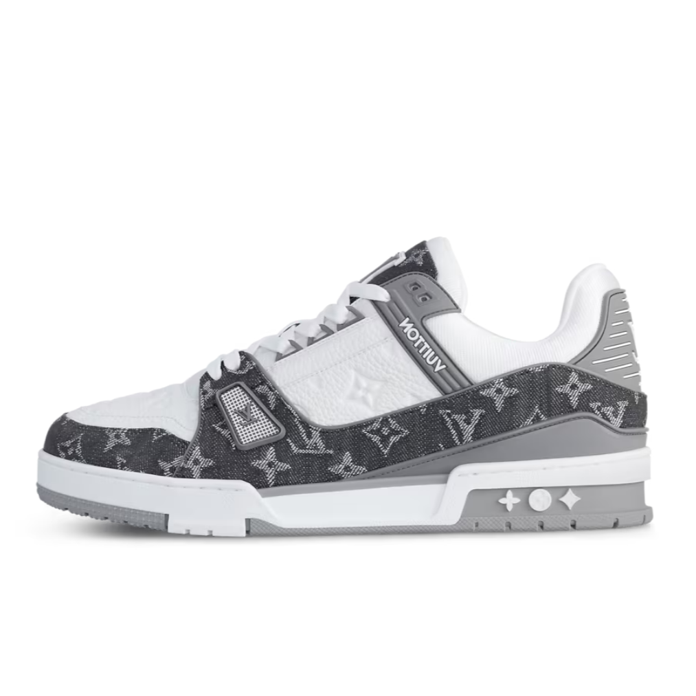 Baskets Monogram Blanc Gris