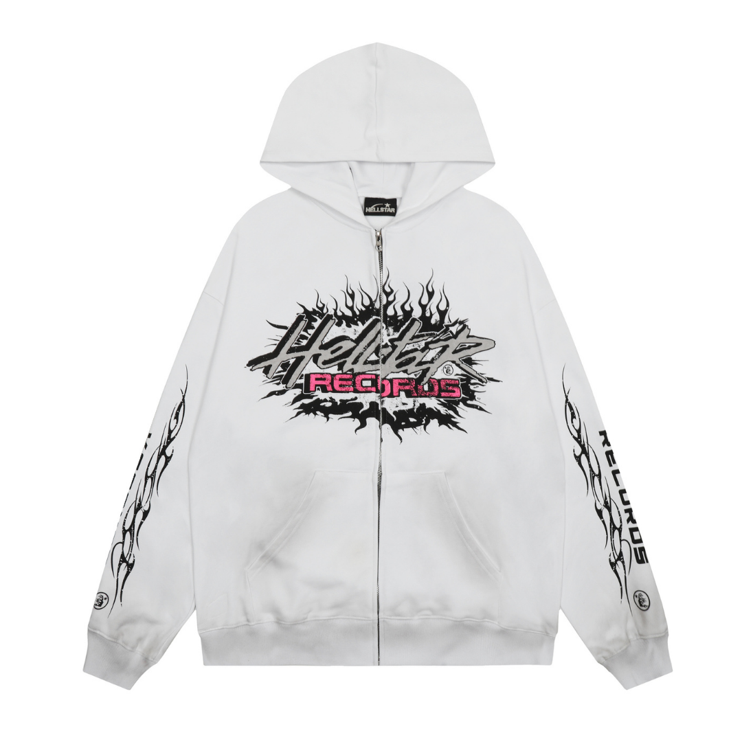 Sweat à Capuche Hell Zippé