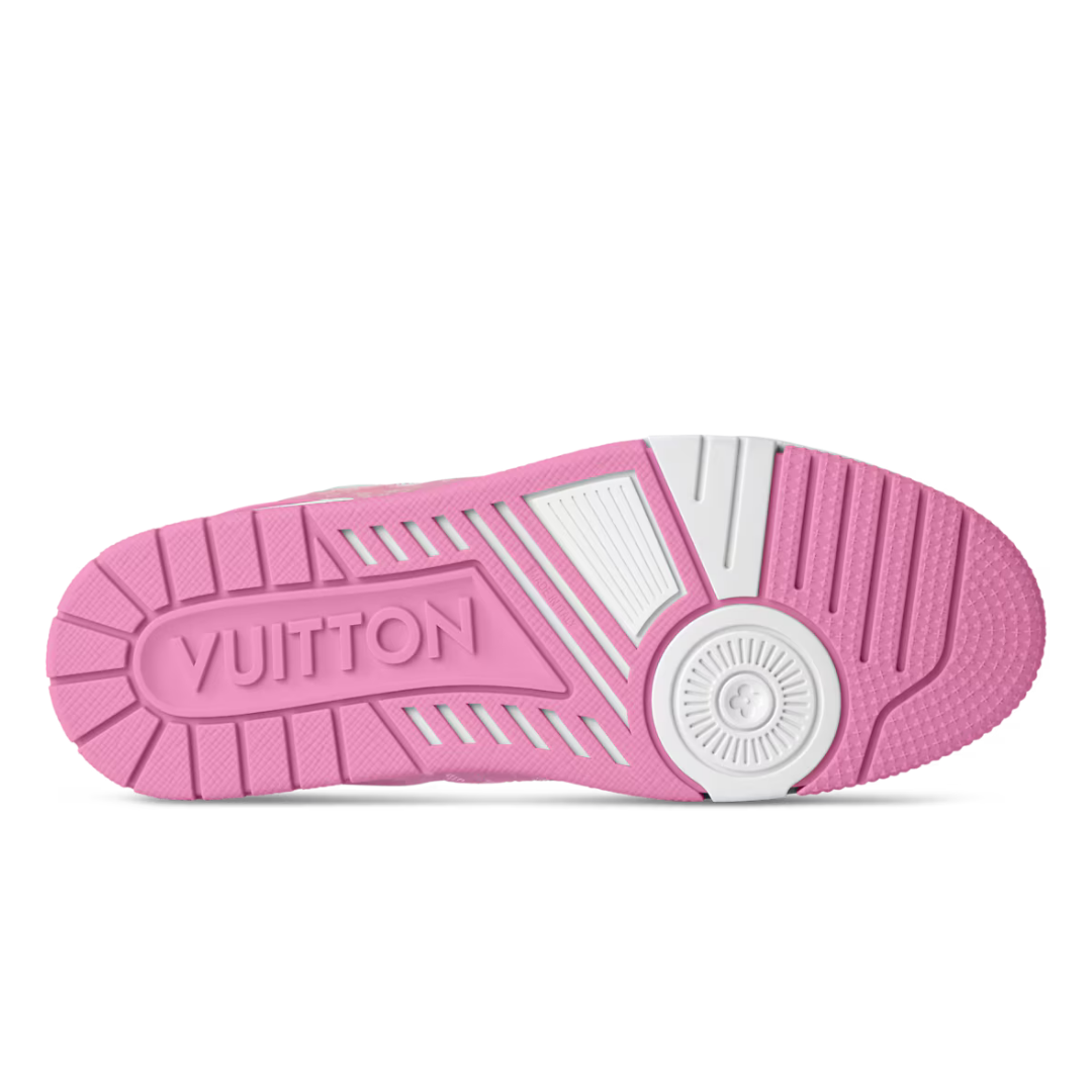 Baskets Monogram Rose Blanc
