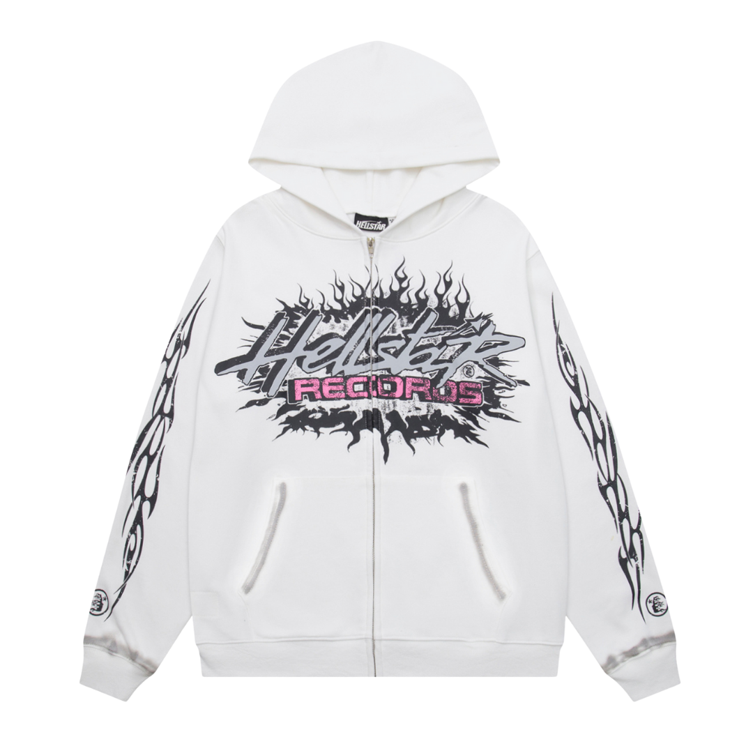 Sweat à Capuche Hell Zippé