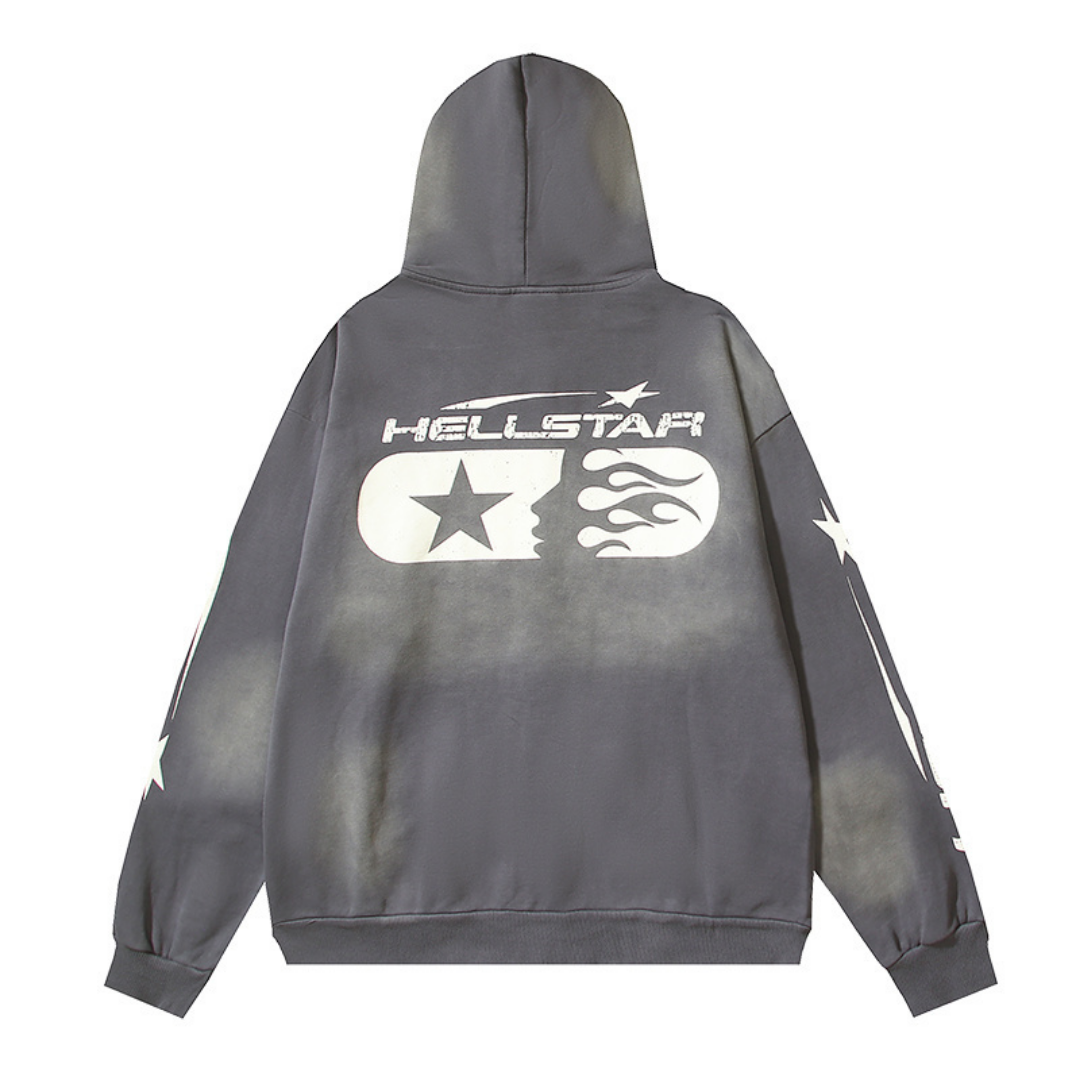 Sweat à Capuche Hell Zippé