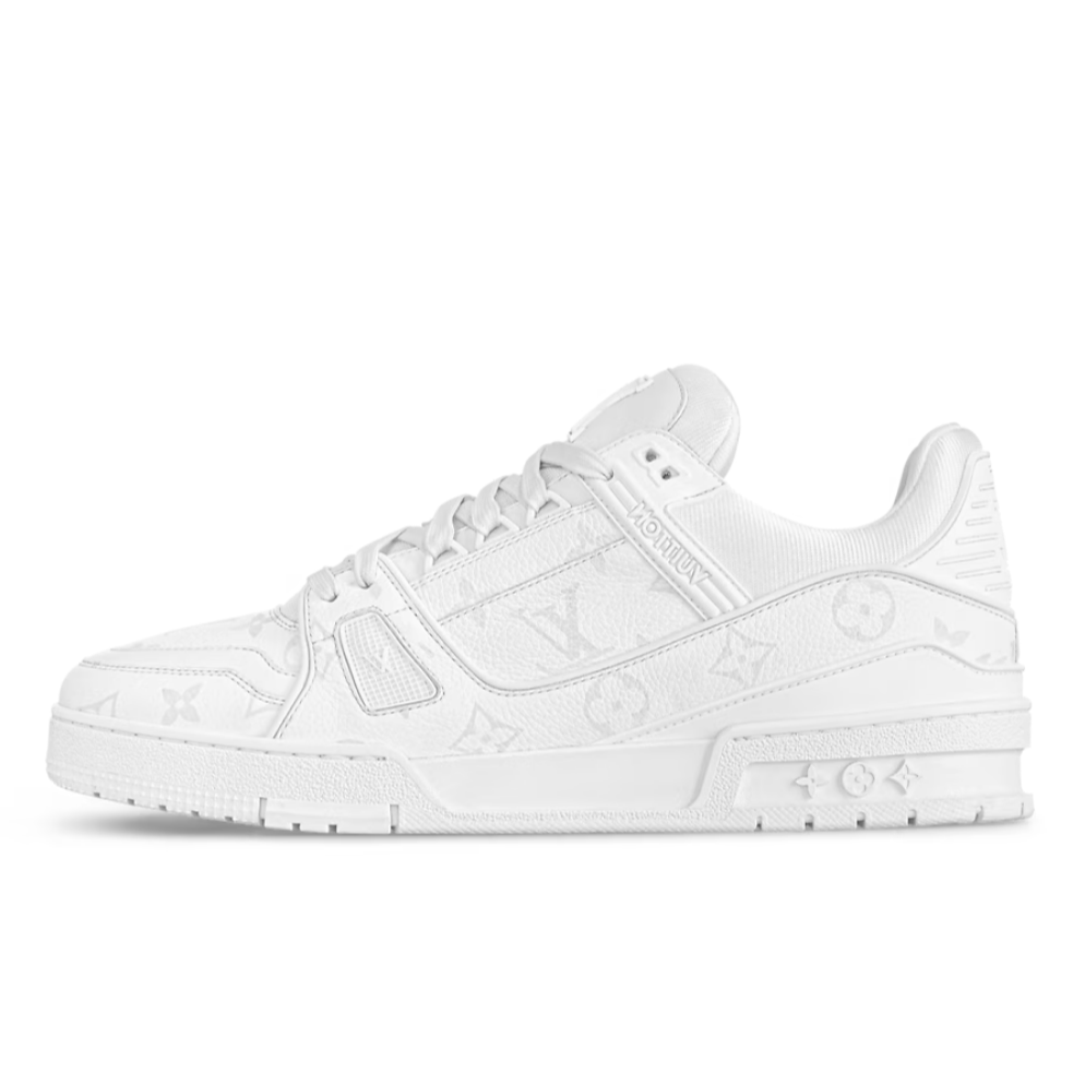 Baskets Monogram Triple Blanc